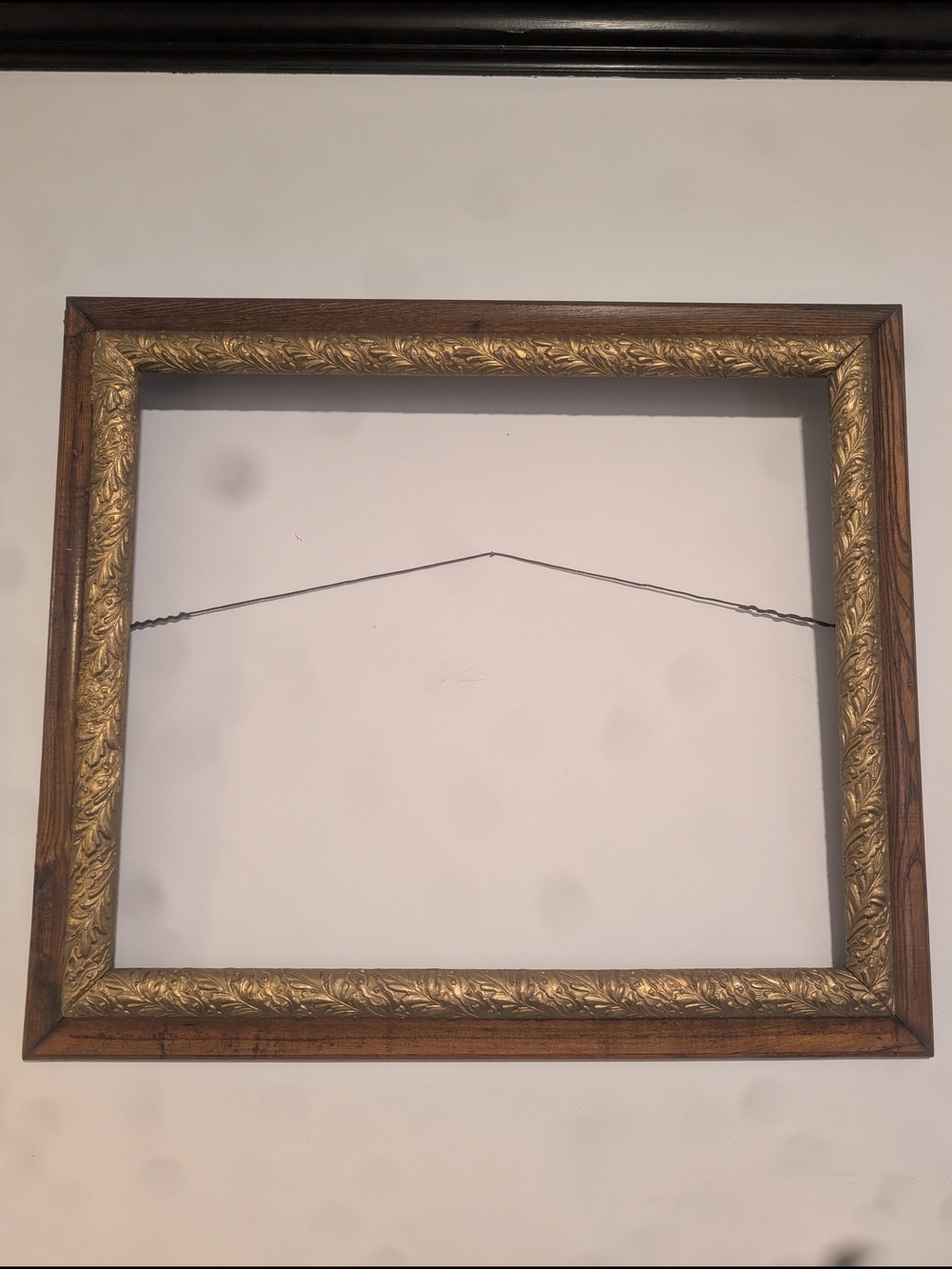 Ornate Gold Leaf and Wood Picture Frame - Decorative Home Accent